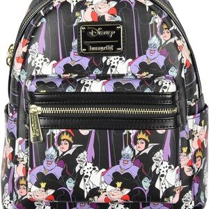 Loungefly Disney Villains AOP mini backpack 🎒